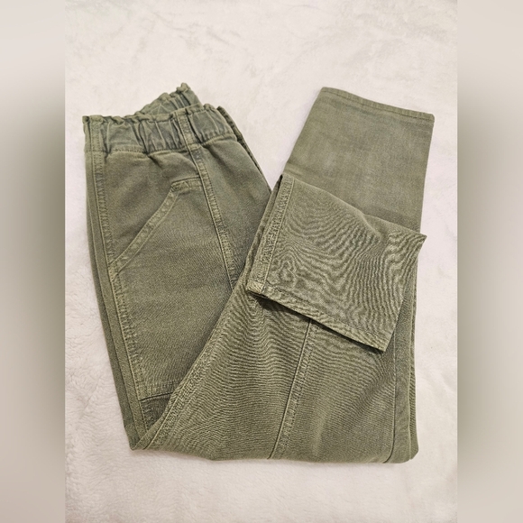 Mother The Springy Ankle Loden Frost Green Cargo Size 26 - Picture 9 of 14